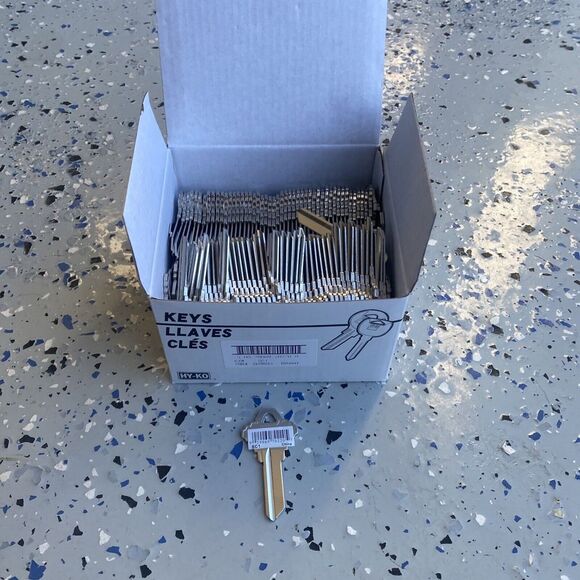 250 Pack HY-KO SC1 Key Blanks For Schlage Keyways 21250SC1 New